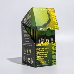 MATCHA-AID™ Hydration Sticks (Electrolytes + Adaptogens)