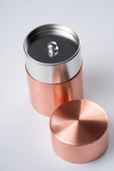 Copper Matcha Caddy | Japanese Tea Storage Chazutsu