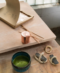 Copper Matcha Caddy | Japanese Tea Storage Chazutsu