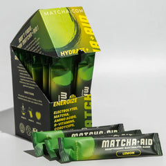 MATCHA-AID™ Hydration Sticks (Electrolytes + Adaptogens)