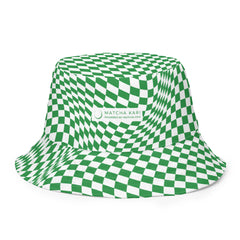 Reversible Matcha Bucket Hat – Uji Wave Edition