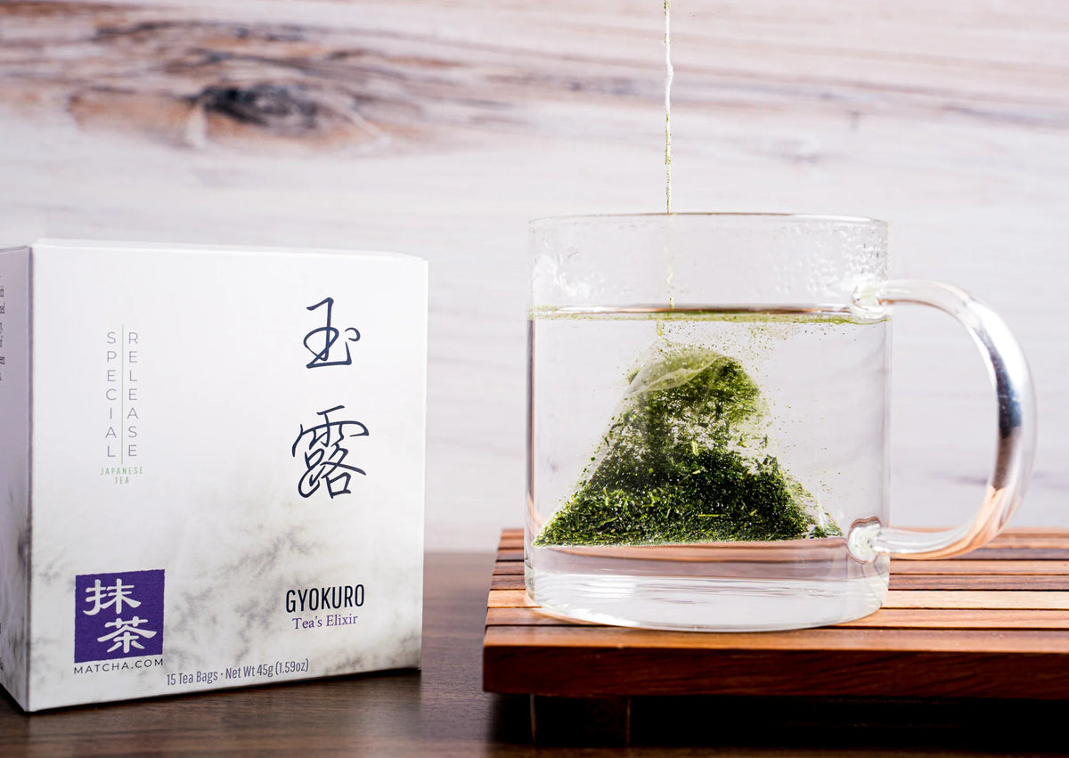 Gyokuro Tea Bags | Japanese Gyokuro Green Tea Bags